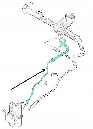 PRZEWÓD WĄŻ WSPOMAGANIA + OLEJ SEAT IBIZA CORDOBA - 3