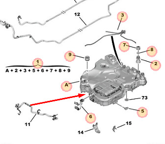 Zbiornik płynu fap CITROEN C4 1.6 HDI 1606340280 - 4