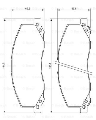 Tarcze i klocki przód BOSCH OPEL INSIGNIA A 2.0 C - 5