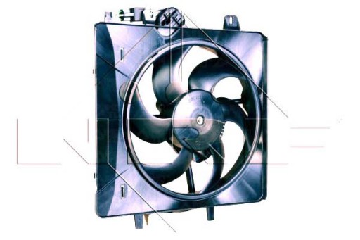 Вентилятор радіатора CITROEN C2 C3 02-NRF - 2