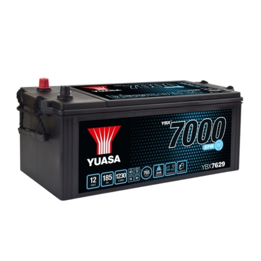 Аккумулятор YUASA 12V 185ah 1230A L+ YBX7629 - 1