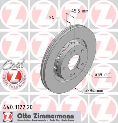 Tarcze Klocki Zimmermann MITSUBISHI LANCER CY RALL - 2