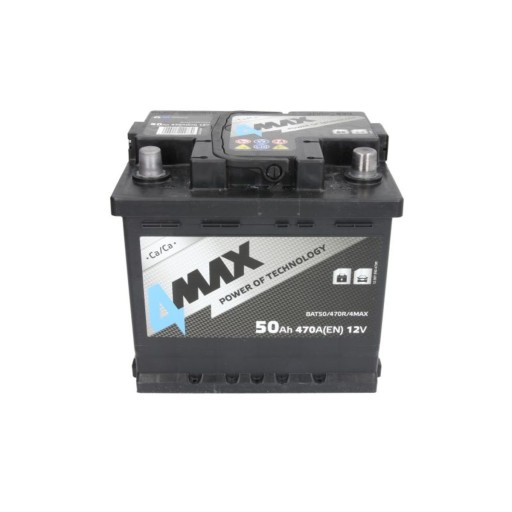 Akumulator 4MAX ECOLINE 50Ah 470A P+ - 2