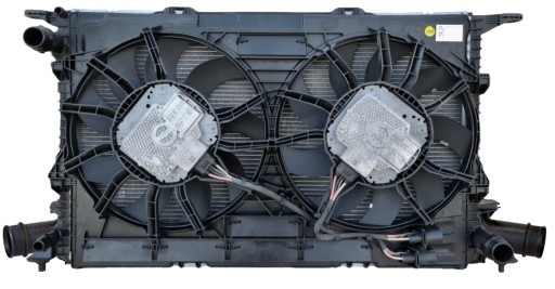 Комплект радиатора + вентиляторы AUDI A4 B8 A5 A7 Q5 3.0 TDI Diesel - 1