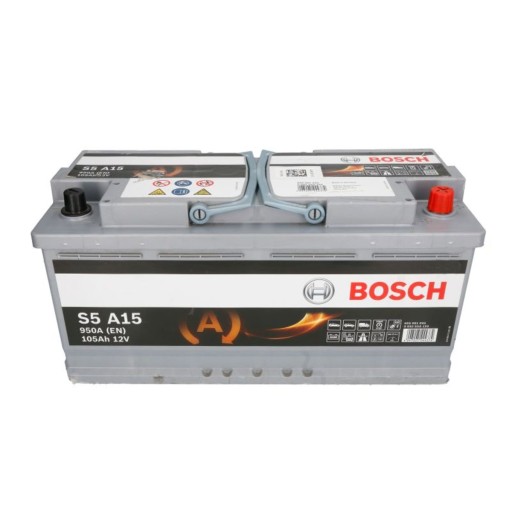 Akumulator BOSCH AGM 105Ah 950A P+ - 5