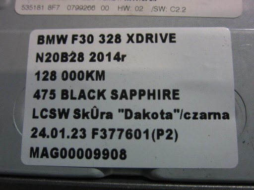 BMW F30 F80 HiFi Підсилювач 9312454 65129312454 - 6