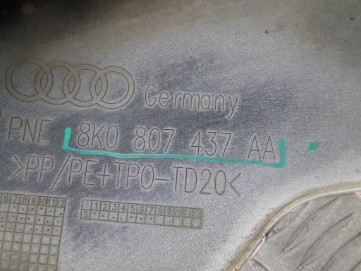 Бампер AUDI A4 B8 Lift передній 4xpdc 8K0807437AA - 7