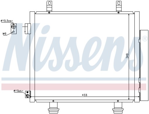 Skraplacze klimatyzacji NISSENS 940193 - 2