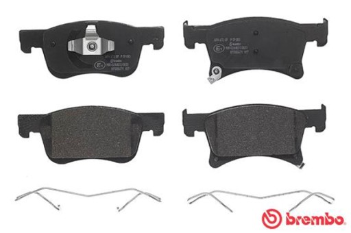 BREMBO TARCZE+KLOCKI PRZÓD OPEL CORSA E 284MM - 5