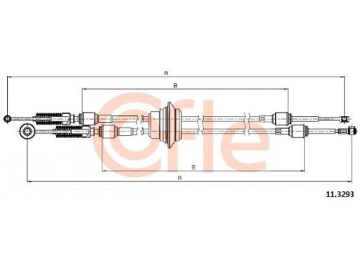 LINKA ZMIANY BIEGÓW COFLE 92.11.3293 - 2