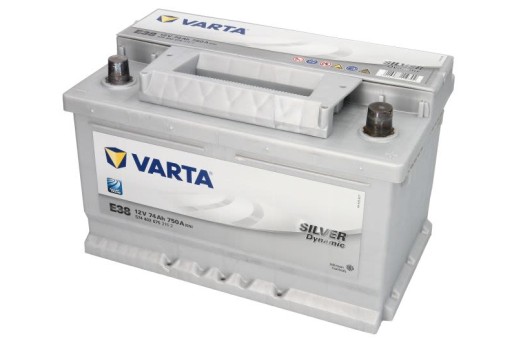 Акумулятор Varta 74Ah 750A 12V Silver Dynamic - 1