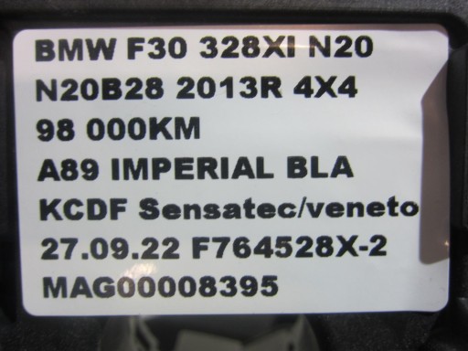 BMW F30 F22 328 MANETKI TAŚMA PRZEŁĄCZNIK 9351143 - 7