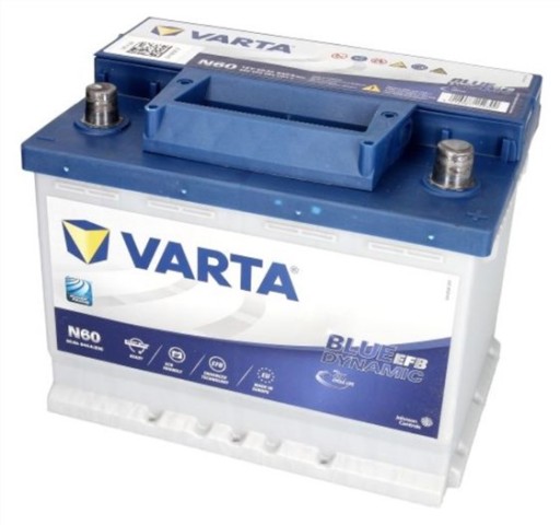 АКУМУЛЯТОР 60AH / 640A 12V P + VARTA START-STOP EFB - 2