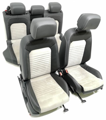 Кожаные сиденья ALCANTARA VW PASSAT B8 массаж - 5