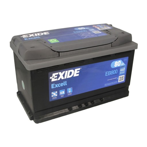 Акумулятор EXIDE EXCELL 80AH 640A p+ - 3