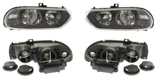 REFLEKTOR LAMPA ALFA ROMEO 156 97-03 L+P - 1