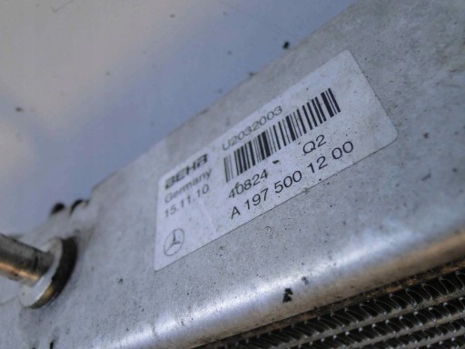 Масляний радіатор MERCEDES SLS AMG 197 A1975001200 - 2
