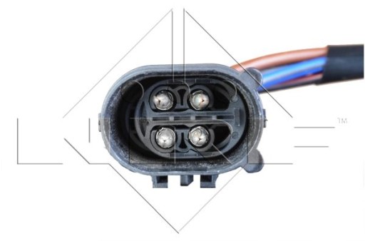 Вентилятор радіатора 47029 NRF BMW 5 E39 400W - 4