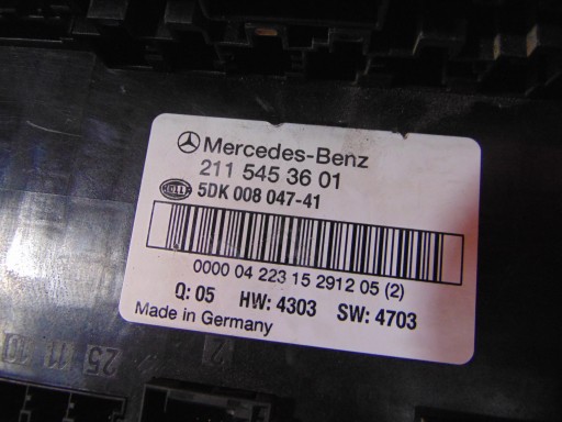 MERCEDES E-Class W211 модуль драйвера ж 2115453601 - 2