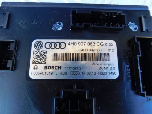 Audi A7 S7 4G модуль комфорта 4h0907063cg - 2