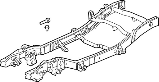 SILVERADO SIERRA 2500 99-07R РАМКА КУЗОВА - 1