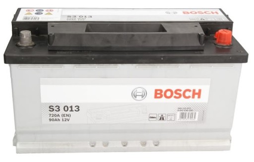 Акумулятор 90AH 720A SILVER S3 P + BOSCH - 1