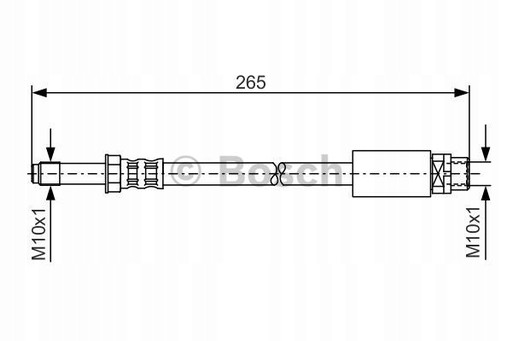 Przewód hamulcowy elastyczny Bosch 1 987 476 359 - 2