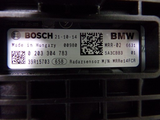 BMW G01 G05 G20 G22 G42 датчик акк 5a3cbb3 - 4