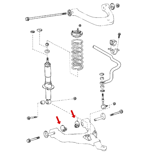 Эксцентриковая гайка коромысла LAND CRUISER 90 120 - 2