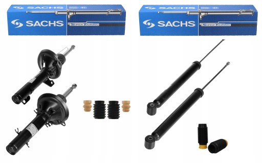 SACHS AMORTYZATORY P+T + OSŁONY IBIZA V POLO 08r- - 1