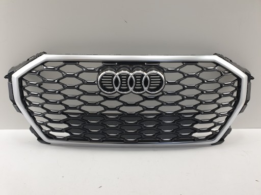 GRILL ATRAPA ZDERZAKA AUDI Q3 83A 83F S-LINE IGŁA - 1