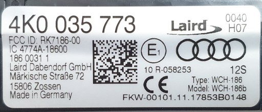 Зарядний пристрій для телефону NFC Audi A6 4k A7 4K8 4K0035773 - 7