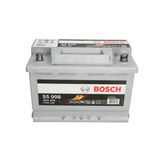 Акумулятор BOSCH SILVER S5008 77AH 780a - 7