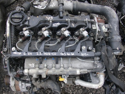 Двигатель в сборе Mazda 6 GH 2.2 MZR-CD R2AA 2012 183 тыс. км - 1