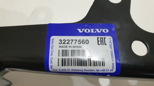 UCHWYT WSPORNIK PASA BŁOTNIKA VOLVO XC40 32277539 - 4