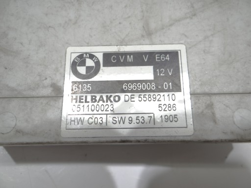 БУ E64 OE 6969008 модуль крыши БМВ - 3