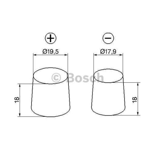 BOSCH S4 72AH 680A P+ - 3