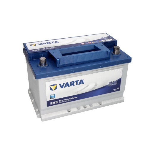 Акумулятор Varta BLUE 72ah 680a E43 - 7