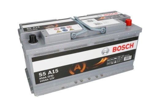 Акумулятор BOSCH 12V 105AH / 950A START & STOP AGM - 12