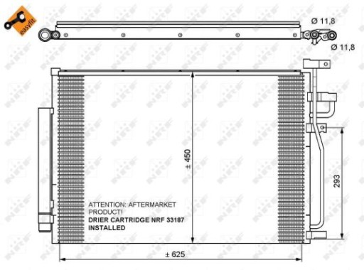 Skraplacze klimatyzacji NRF 35775 - 2