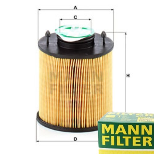 Фильтр мочевины MANN-FILTER для SCANIA P, g, r, t - 1