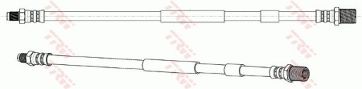 Гальмівний шланг TRW PHD1265 - 2