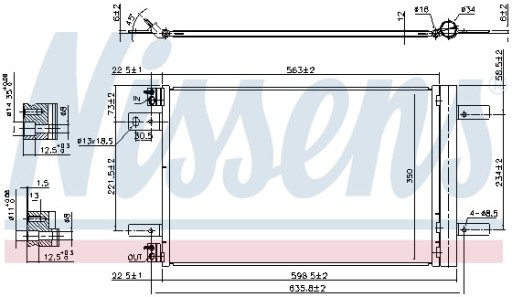 Радіатор кондиціонера CITROEN C4 PICASSO 13 - - 8