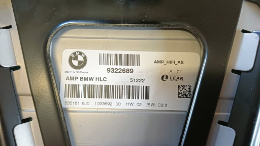BMW F31 Підсилювач HIFI 9322689 - 2