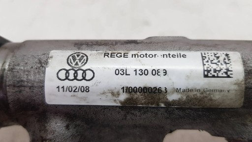 Уприскування газу датчик клапан комплект 03L130089 VW Golf VL / VLL EOS 2008-2012 - 2