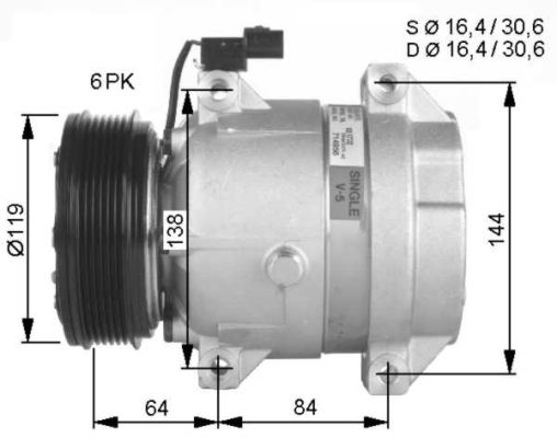 NRF 32483G Kompresor, klimatyzacja - 2