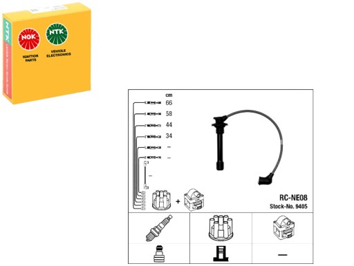 NGK PRZEWODY ZAPŁONOWE NISSAN ALMERA N15 1.4 1.6 - 5