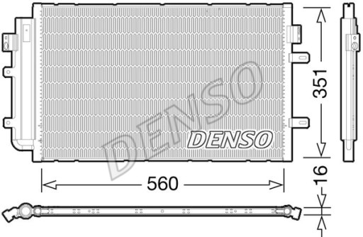 DENSO радиатор кондиционера IVECO Daily V - 2