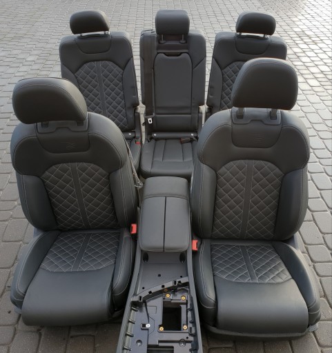 Fotele kanapa skóra Audi SQ7 Q7 4M komplet 15-19r - 2
