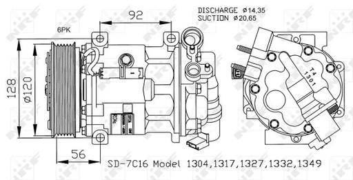 КУЛЕР КЛІМАТІЗ. / БЕЗ HDI / 32239 NRF - 6